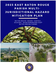 Cover of the 2023 East Baton Rouge Parish multi-jurisdictional hazard mitigation plan